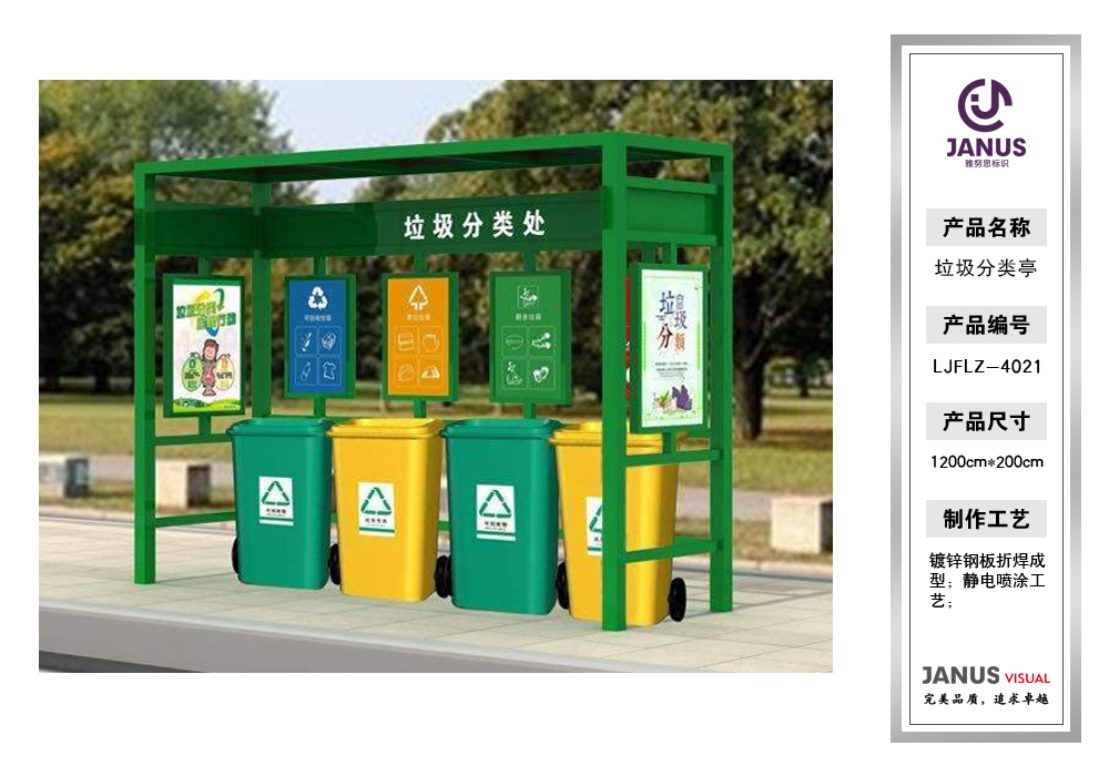 垃圾分類(lèi)亭LJFLZ4021-LJFLZ4023